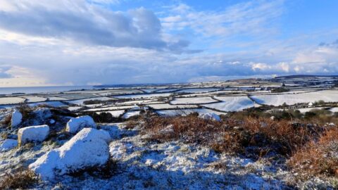 Snow in Cornwall